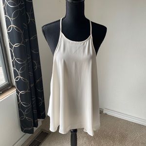 Forever 21 cream flared top